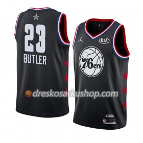 Muški NBA Dres Philadelphia 76ers Jimmy Butler 23 2019 All-Star Jordan Brand Crna Swingman